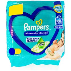 Pampers All-Round Protection Anti-Rash Blanket(New Baby Upto 5Kg)-17 Pants