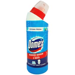 Domex Ocean Fresh Blocks Odour for Upto 3 Days Disinfectant Toilet Cleaner