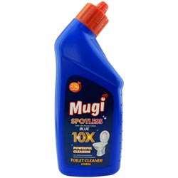 Mugi BLUE Toilet Cleaner 10X Powerful Cleaning-Lemon flavour-500ml(200ml FREE)