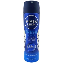 Nivea Men Fresh Active 48h Protection Long Lasting Freshness Deodorant-93gm/150m