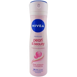 Nivea Deodorant Pearl & Beauty 48h,Zero Alcohol with Avocado Oil-92gm/150ml