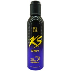 KS Tempt Perfume Spray Long Lasting Fragrance 0% Gas,1000+ Sprays-108gm/130ml