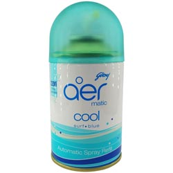 Godrej Aer Matic COOL SURF-BLUE Automatic Spray Refill-134gm/225ml