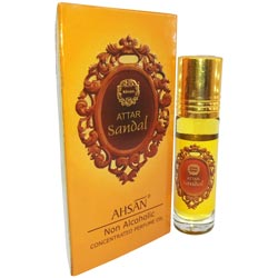 AHSAN Attar Sandal Non Alcoholic Concentrated Perfume oil-8ml