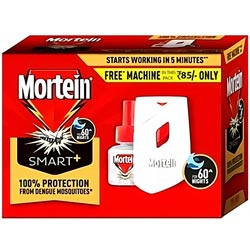 Mortein Smart 100% Protection for 60 nights works in 5 mins(Machine+45m Refill)