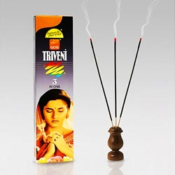 GDS Triveni 3 in 1 Agarbatti Hand Rolled Incense Sticks-100gm