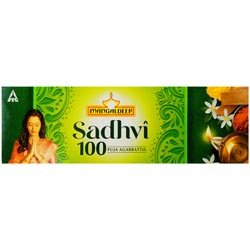 Mangaldeep Sadhvi 100 Puja Agarbattis with 24 Quality Checks-100gm