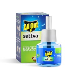 All Out ULTRA SATTVA Liquid Vapouriser Kills Dengue,Malaria,Chikungunya-45ml Ref