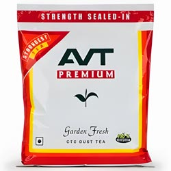 AVT Premium Garden Fresh 100% Vegetarian Strongest Tea Pouch