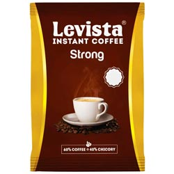 Levista Instant Coffee Strong,Coffee with Chicory Blend Pouch