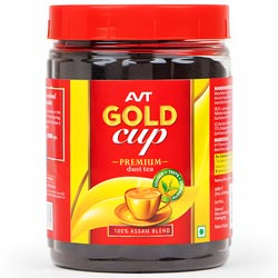 AVT Gold Cup Premium Dust Tea,100% Assam Blend Jar