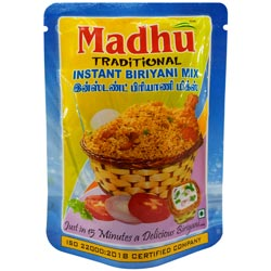 Madhu Traditional Instant Biriyani Mix-100gm Pouch