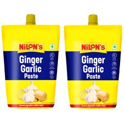 BUY 1 GET 1 FREE NiLON'S Ginger Garlic Paste-(2N*200gm=400gm)