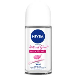 NIVEA Natural Glow Smooth Skin 48h Protection Deodorant Roll on-50ml