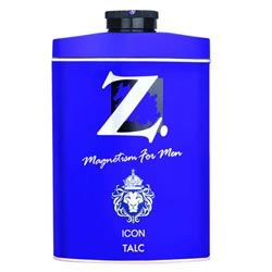 Z icon Talc Magnetism for Men Premium Talc