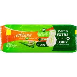 Whisper Choice Aloe Cottony Super Soft Top Cover-280mm/XL/6pads