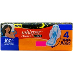 New Whisper Choice Night 4 times Back Coverage,100% Stain Protction-XXL/317mm