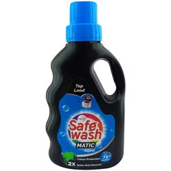 Safe Wash Matic Liquid 2X Better Stain Removal-TOP LOAD