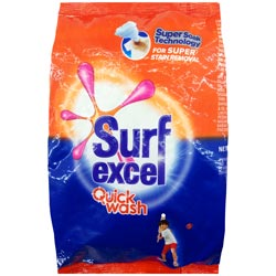 Surf Excel Quick Wash Super Soak Technology for Super Stain Removal-Pouch