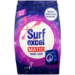 Surf Excel Matic Front Load Detergent Removes Tough Stains in Machine-1Kg Pouch