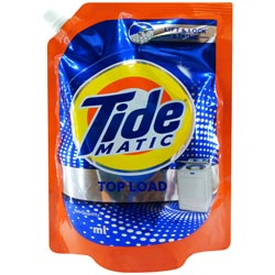 Tide Matic Liquid Detergent Top Load Lift & Lock Stains-850ml Pouch