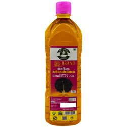 SS brand Chekku Gingelly Oil-1L pet Bottle