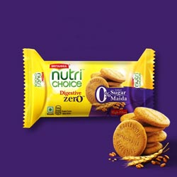 Britannia Nutri choice Digestive Zero High Fibre Biscuits with 0% Maida-100gm Pa