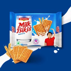 Britannia Milk Bikis Biscuits with Calcium,Vitamins &Zero Transfat-Pack