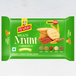 Mario Multi Millit Healthier Choice Biscuits-85gm Pouch