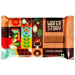 Wafer Story Choco Dream Cream Wafer Biscuits-60gm Pouch