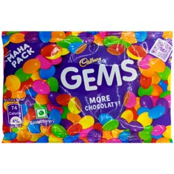 Cadbury Gems Multicolor Choco Candy balls-15.8gm Pouch