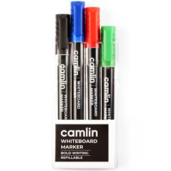 Camlin Whiteboard Marker Pen with Japanese Bullet Tip upto 2.5mm Line Thick