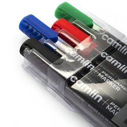 Camlin Permanent Marker BOLD Marking & Refillable Japanese Bullet Tip