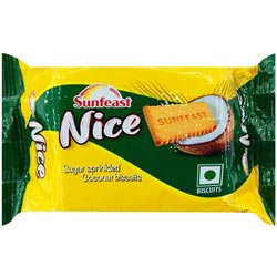 Sunfeast Nice Sugar Sprinkled Coconut Biscuits-Pouch