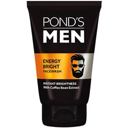 Pond's Men Energy Bright Face Wash for instant Brightness with Coffee Beans-50gm