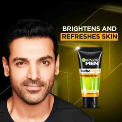 Garnier Men Turbo Bright 2 in 1 Brightening & Refreshing Face Wash-50gm