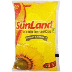 Sunland Refined Sunflower Oil,Energy & Immunity Contains Omega & Vitamins-1L