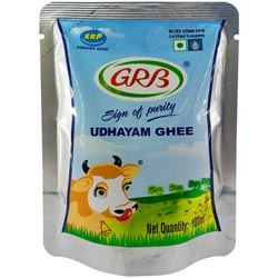 GRB sign of purity Udhayam AGMARK Ghee-100ml pouch