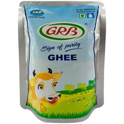 GRB sign of purity AGMARK Ghee-200ml pouch