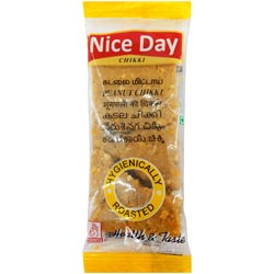 Nice Day brand Peanut Chikki Bars with Health & Taste-32gm Pouch