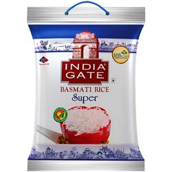 India Gate Basmati Rice Super-(1Kg + 200gm FREE) Pouch