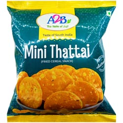 A2B Mini Thattai Fried Cereal Snacks-50gm