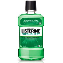 Listerine Freshburst Mouthwash to Protect Gum Problems,Bad Breath,Plaque-Bottle