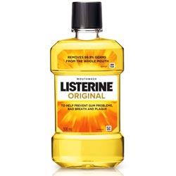 Listerine Original Mouthwash to Protect Gum Problems,Bad Breath,Plaque-Bottle