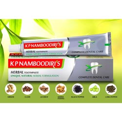 KP Namboodiri's Herbal toothpaste with Unique & Complete Dental Care(BRUSH FREE)