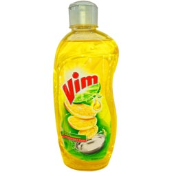 Vim Tropical Lemon Flavour Dish Wash Liquid,Odour & Grease gone in 1 Wash-500ml