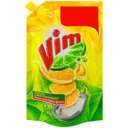 Vim Tropical Lemon Flavour Dish Wash Liquid,Odour & Grease-900ml(MEGA OFFER)