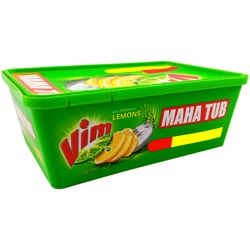 Vim MAHA TUB Power of Lemons Bar(Rs10 worth SCRUBBER FREE)-500gm Bar