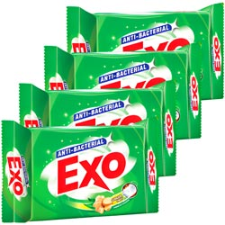 BUY 3 GET 1 FREE EXO Anti Bacterial Ginger TwistDish Wash Bar(4N*90gm=360gm)