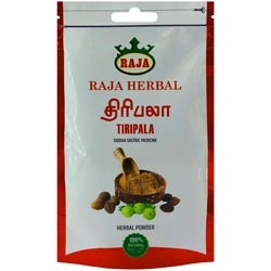 Raja Brand Tiripala Herbal Powder,Siddha Sastric Medicine-50gm Pouch